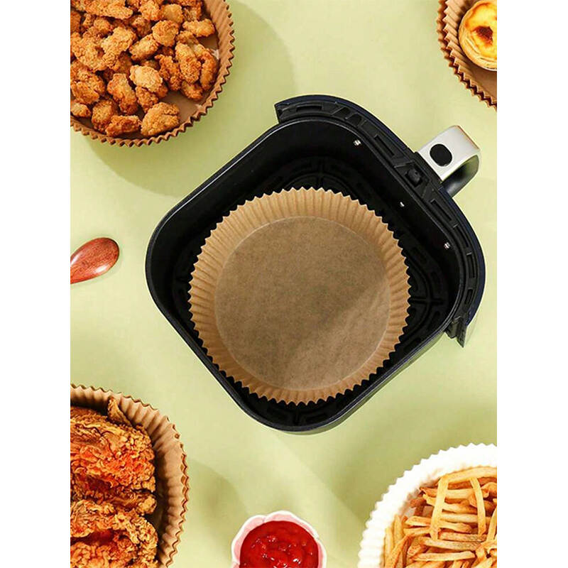 100pcs Non-Stick Air Fryer Liners | Baking Paper for Kitchen Export & Bulk Supplier
