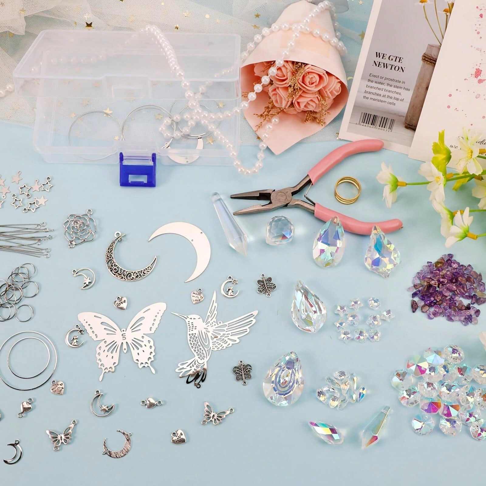 400pcs Sun Catcher Crystal Kit | Wedding Home Hanging Prism Decoration OEM Factory