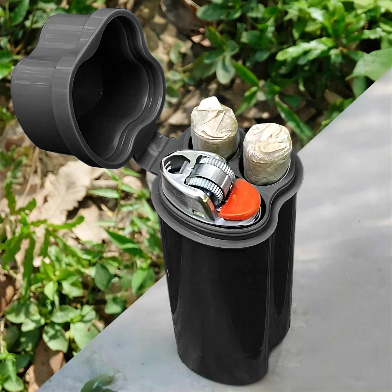 Cigarette Case With Built-In Lighter | Portable Travel Smoking Gift Item Manufacturer