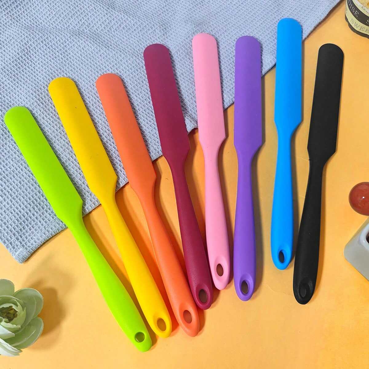 Heat Resistant Silicone Jar Scraper Spatula Set | Cake & Cream Mixing Tool Manufacturer