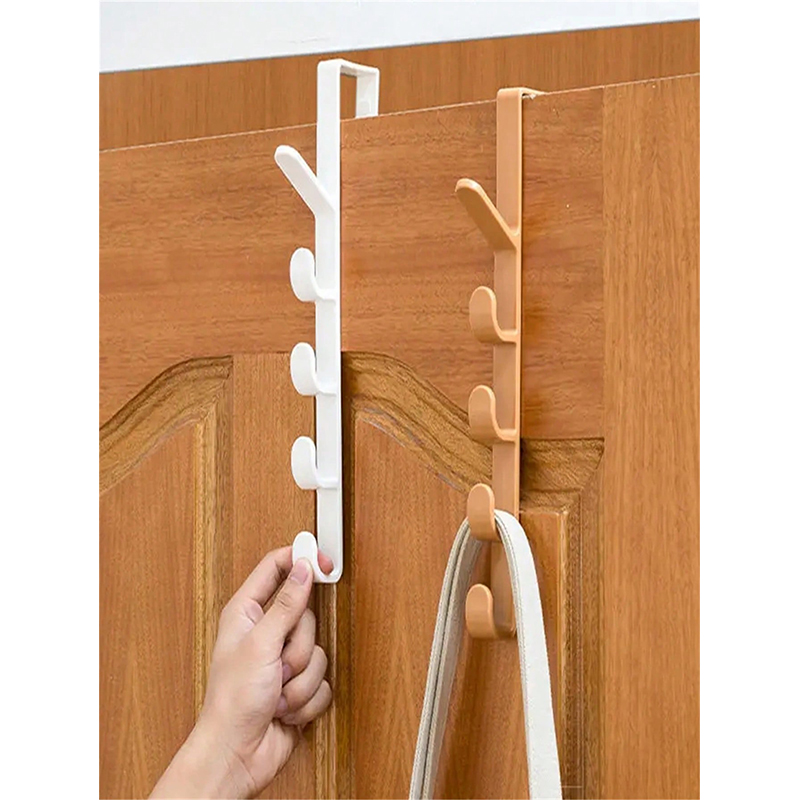 Over The Door Plastic Hanger Rack | Bedroom Purse & Clothes Hook OEM Factory
