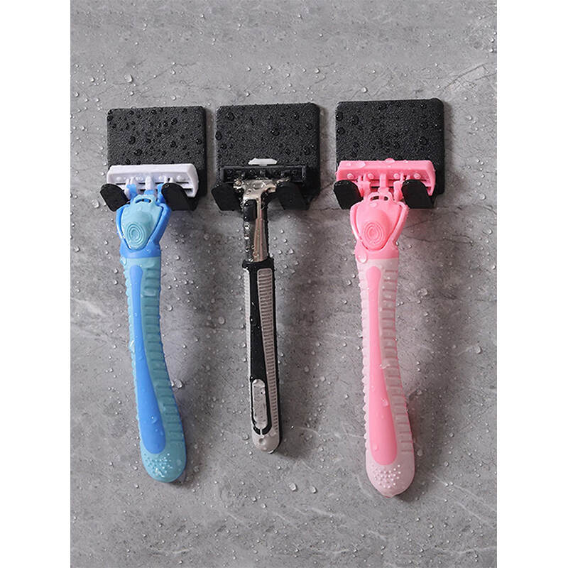 Wall Razor Holder With Cord Hook | No-Drill Shaving Storage Supplier
