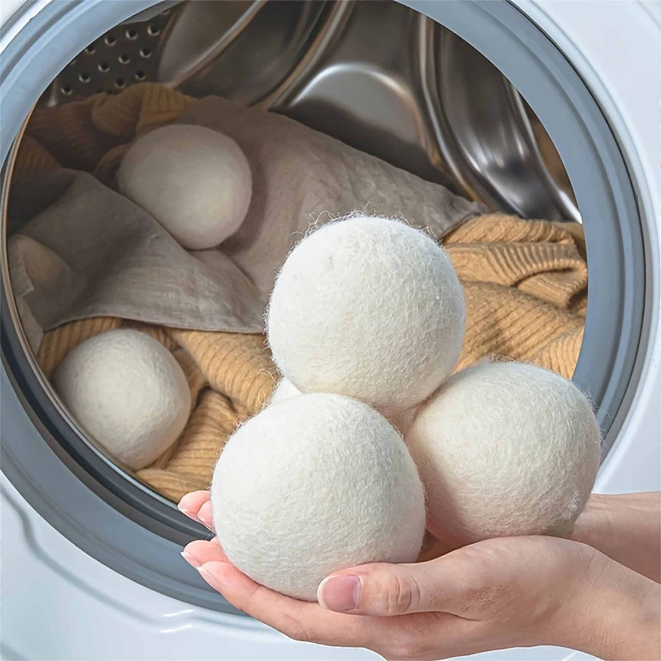 XL Premium Wool Dryer Balls | Natural Fabric Softener Wholesale Eco Laundry Supplier
