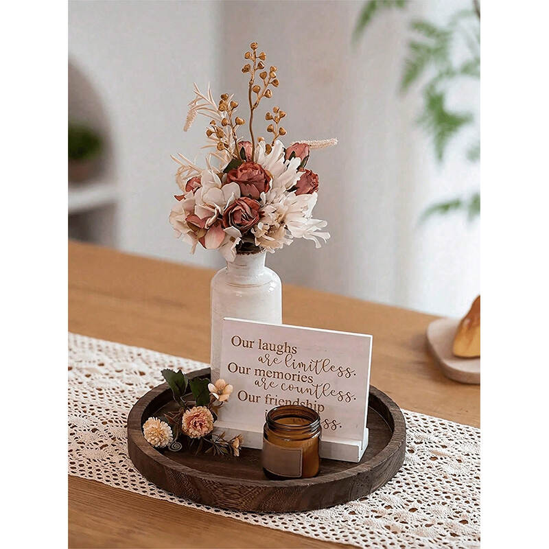 Vintage Wooden Tray Manufacturer | Solid Wood Party Coffee Tray Wholesale for Home Decor
