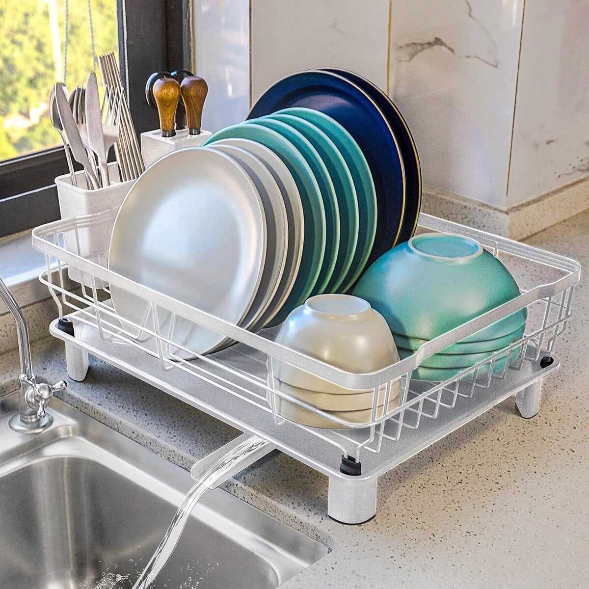 Stainless Steel Dish Drying Rack Factory | Countertop Kitchen Organizer OEM Supplier