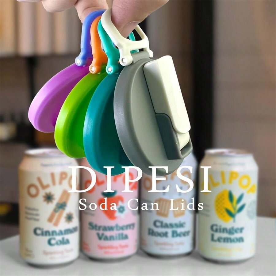 Silicone Soda Can Lid with Straw | Can Cover OEM Factory for Beverages & Juice Bottling