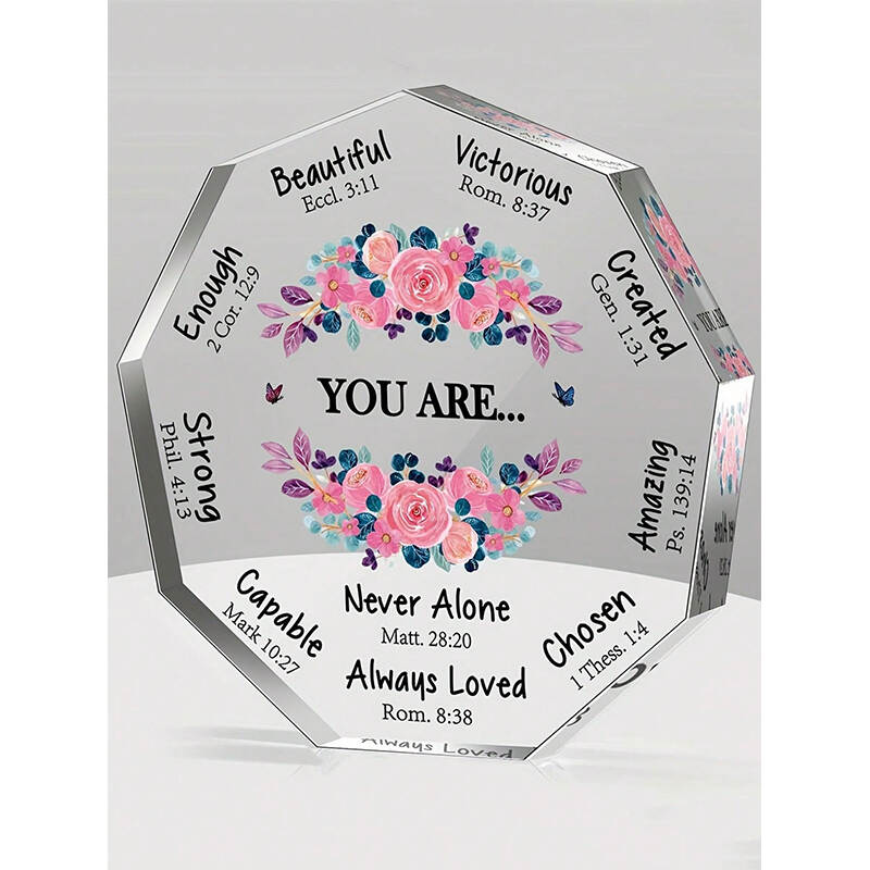 Acrylic Christian Gift Manufacturer | Inspirational Desktop Signboard OEM for Female Gifts