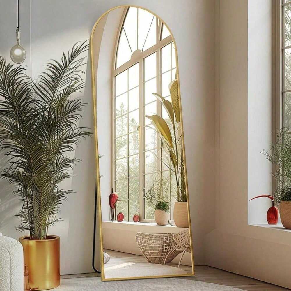 Full Length Body Mirror with Stand | Aluminum Frame Mirror Manufacturer in China