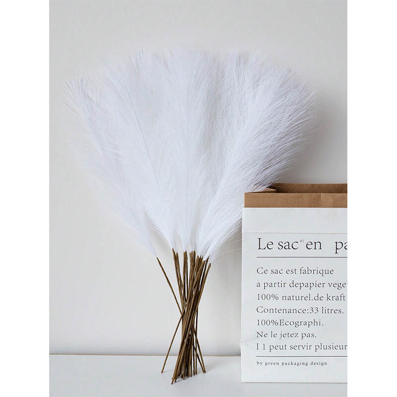 White Faux Pampas Grass Manufacturer | Artificial Boho Wedding & Home Decoration Flowers Wholesale
