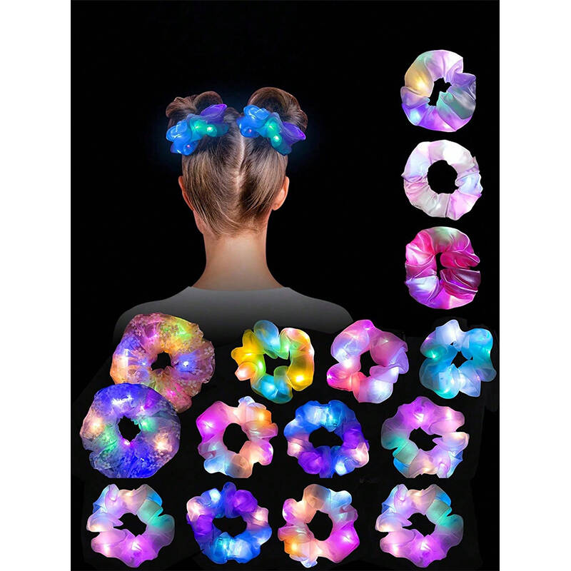 LED Female Hair Bouquets | Glow Party Hair Accessories Supplier Yiwu Export