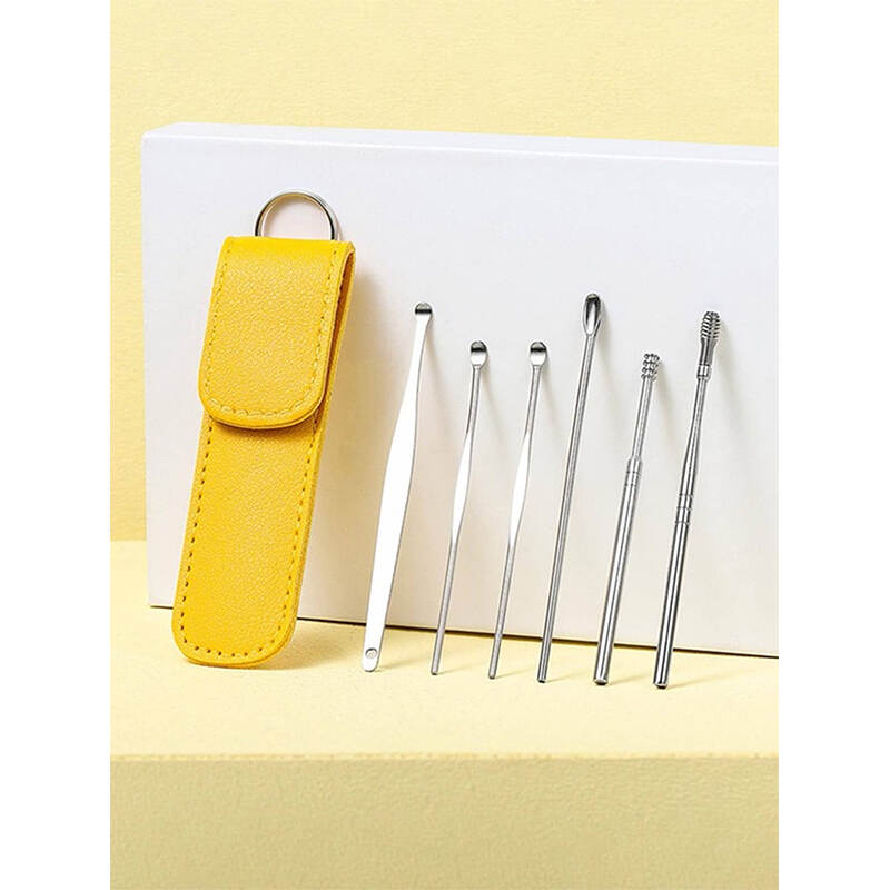 6pcs Stainless Steel Earwax Cleaner Set | Ear Care Tools Supplier from Yiwu