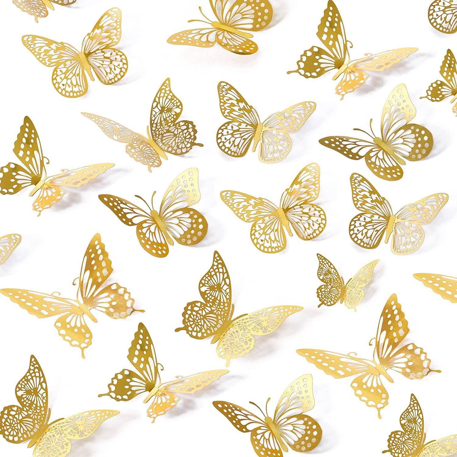 3D Butterfly Stickers Supplier | Removable Waterproof Decorative Stickers Exporter