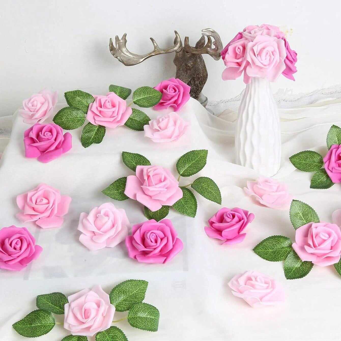 Pink Artificial Decorative Flowers Wholesale | Yiwu Agent China Manufacturer Bulk Export Service
