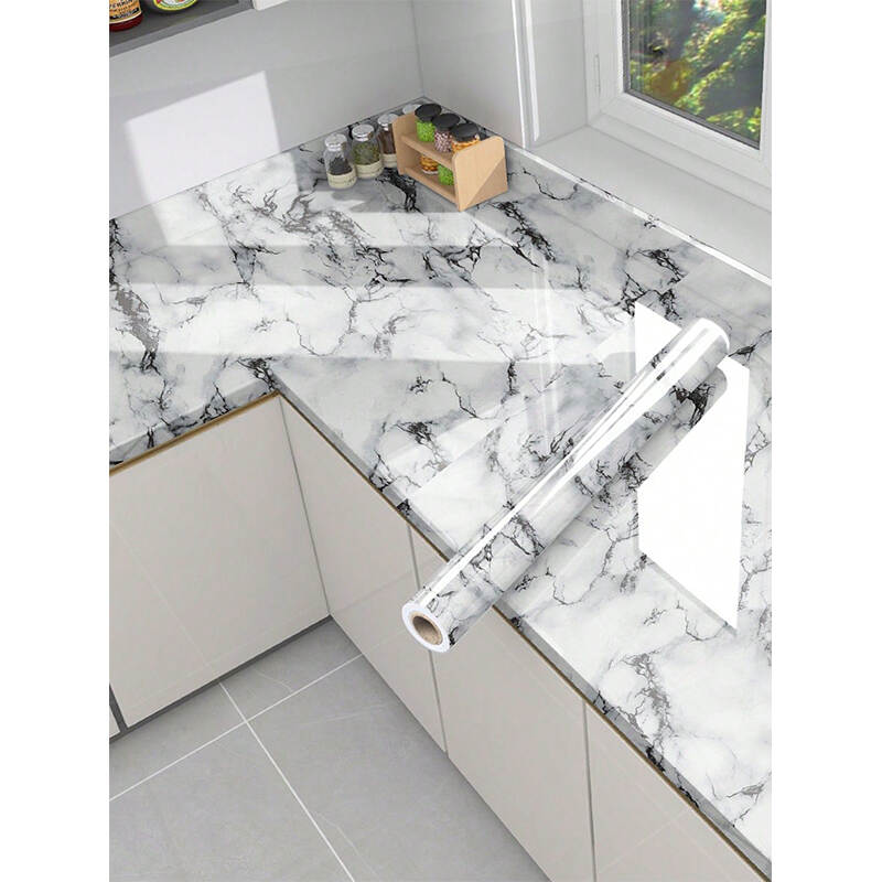Marble Pattern Self Adhesive Sticker Supplier | China OEM Kitchen Wall Decal Yiwu Market Export