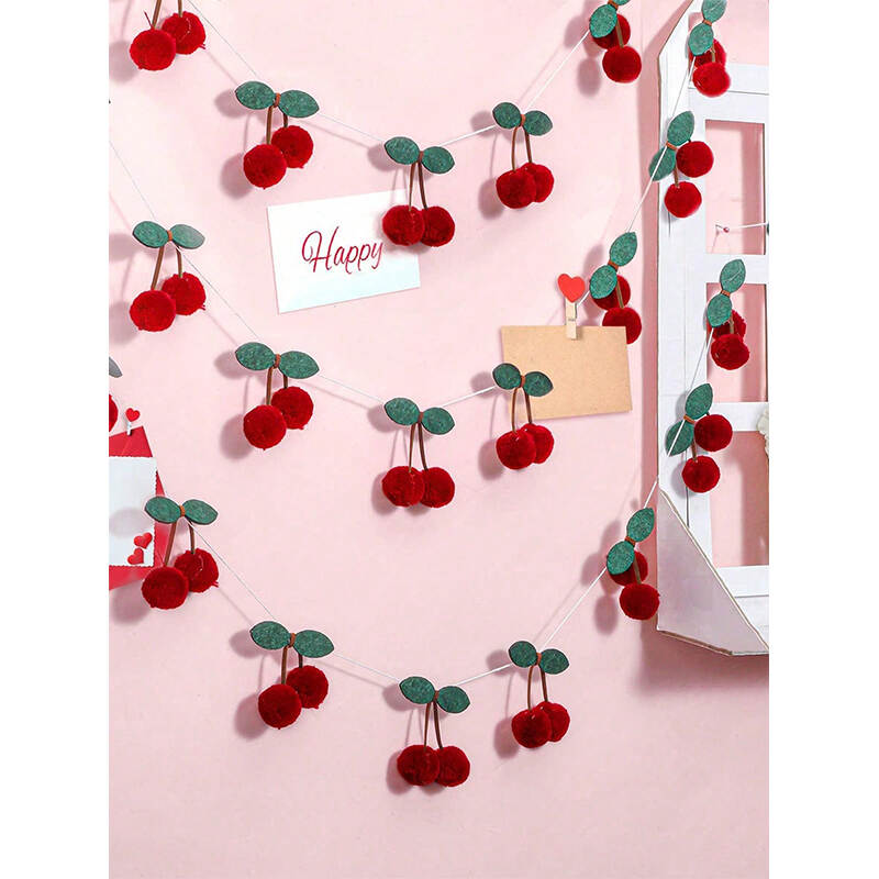 Cherry Garland Decoration Wholesale Exporter | Yiwu Agent China DIY Party Decor OEM Supplier