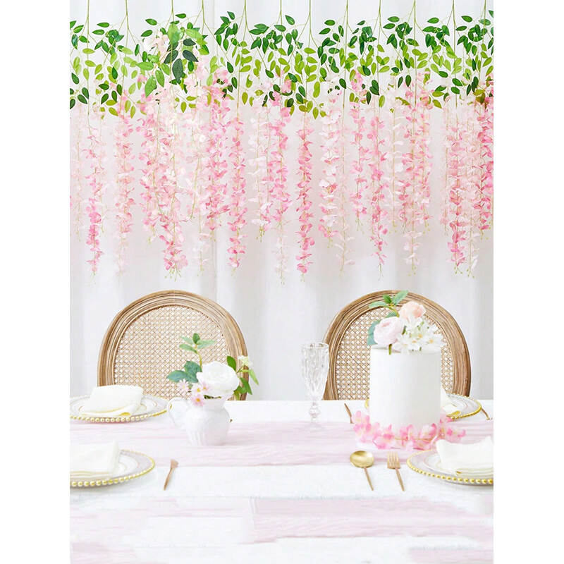 Artificial Wisteria Vine Garland Supplier | Yiwu Sourcing Agent China OEM Wedding Decor Exporter