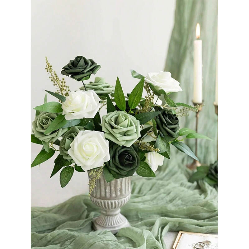 Artificial Foam Flowers Stem Bulk Export | Yiwu Market Sourcing Agent China Floral Supplier
