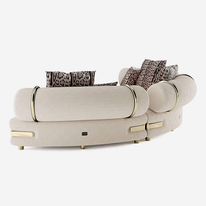 Gardenia Sofa, luxury sofa, custom sofa for villas, Italian velvet sofa, bespoke furniture Dubai, high-end living room sofa, modern luxury sofa, Dirani Design furniture