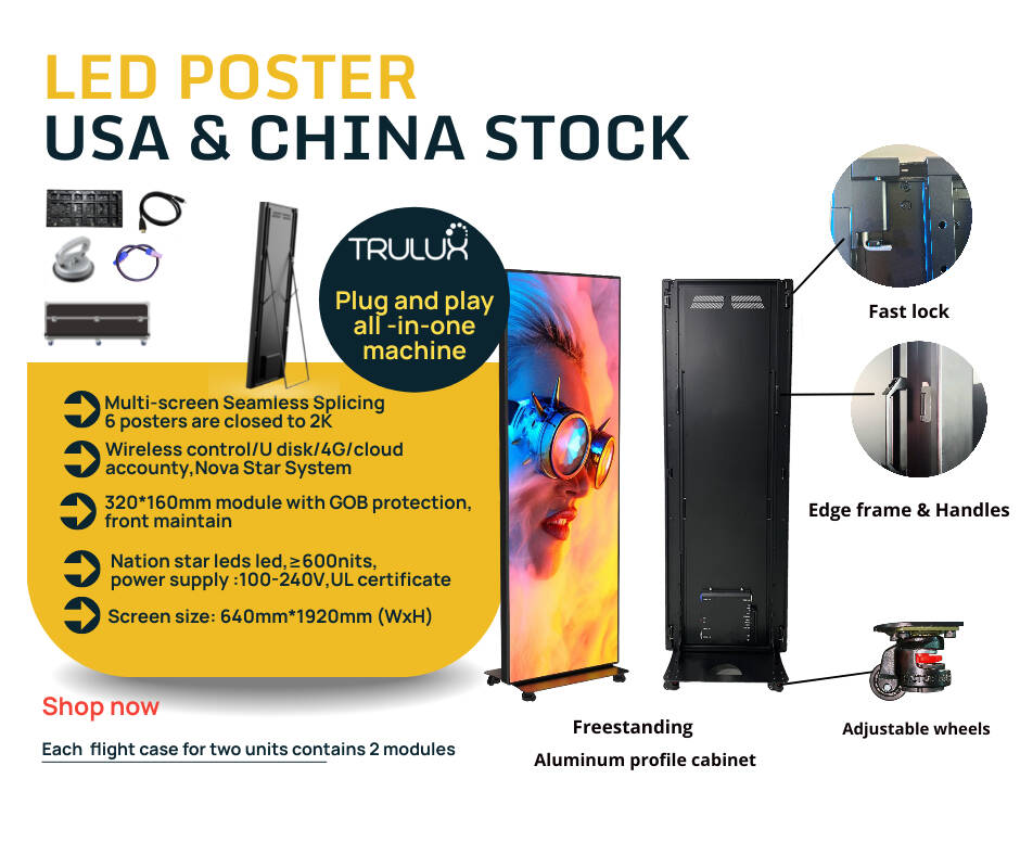 LED POSTER USA & CHINA STOCK