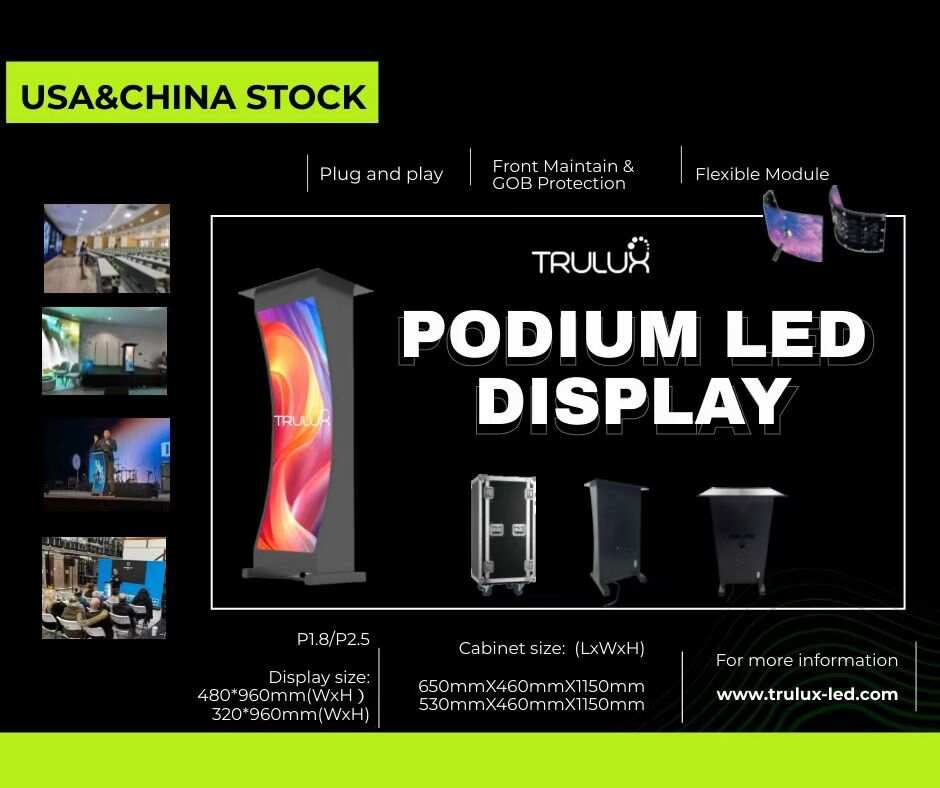 TRULUX Podium LED Display: Elevate Your Visual Impact