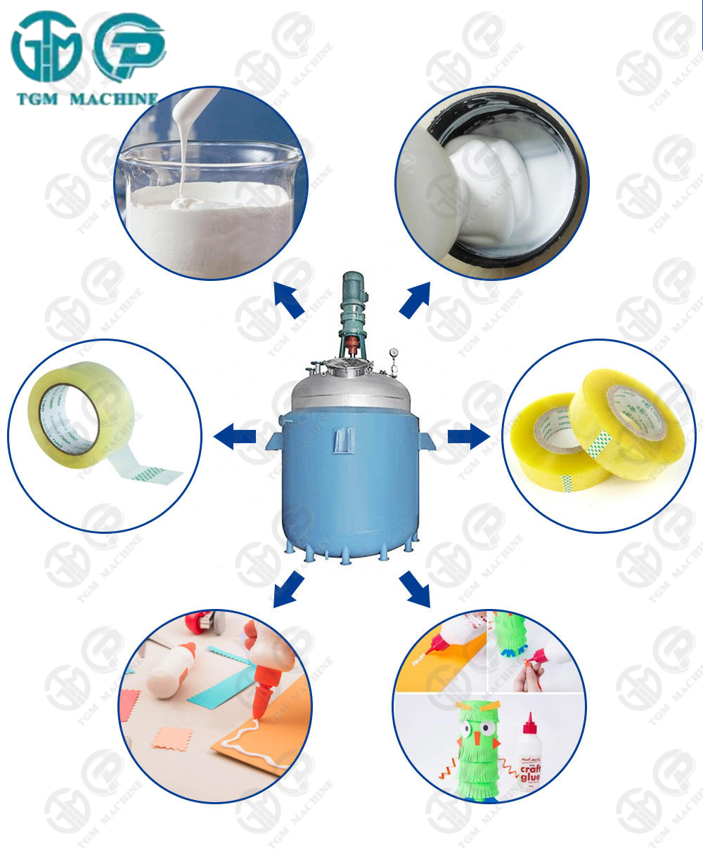 Industrial Reactors for Adhesive Production: White Glue, Hot Melt, and More