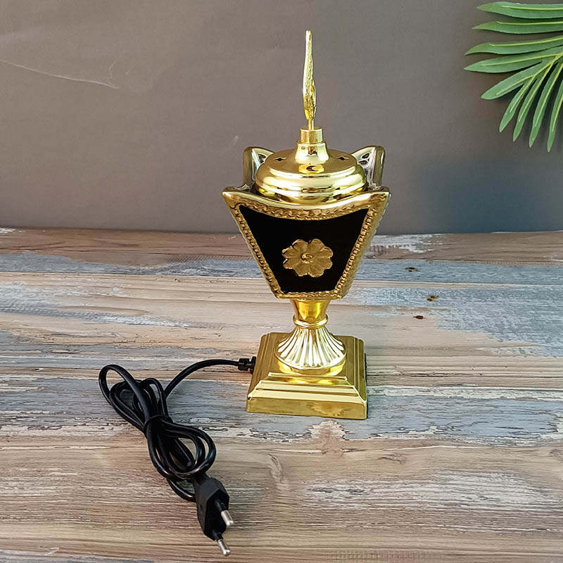 gold plated incense burner,electric inscense aromatherapy,crafted incesne burner
