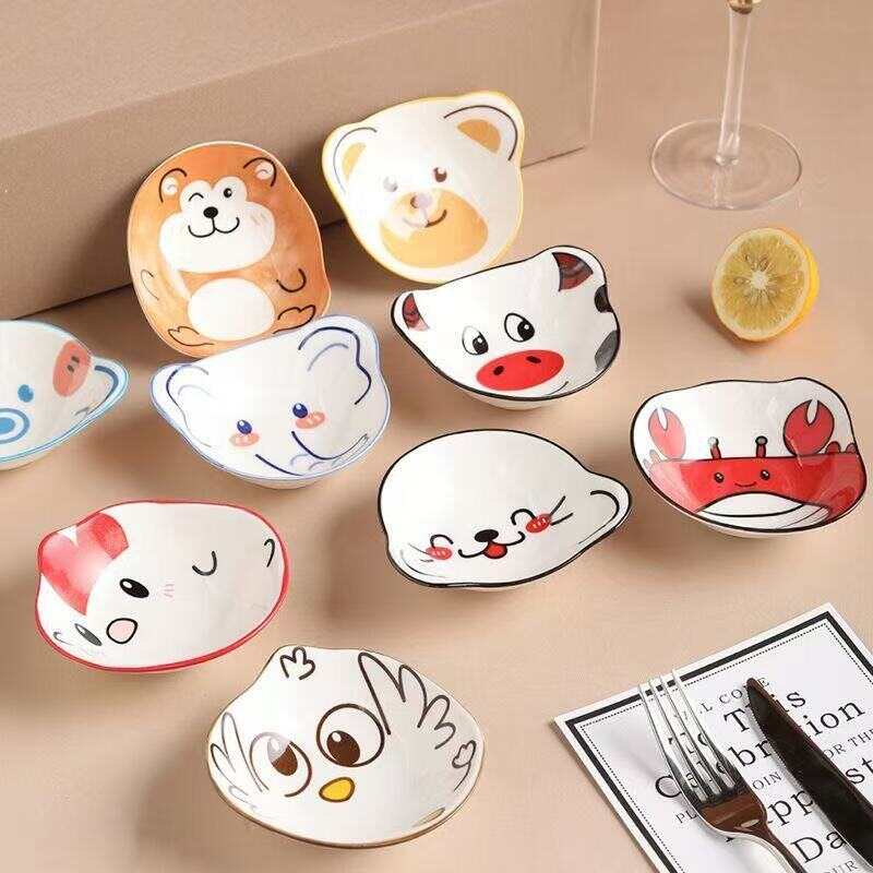 Cute overload! This set of animal ceramic plates is so cute 🐾!