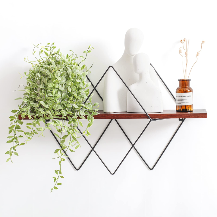 Modern design Geometric Iron Bracket Laminate Set  wall decoration for home & restaurant