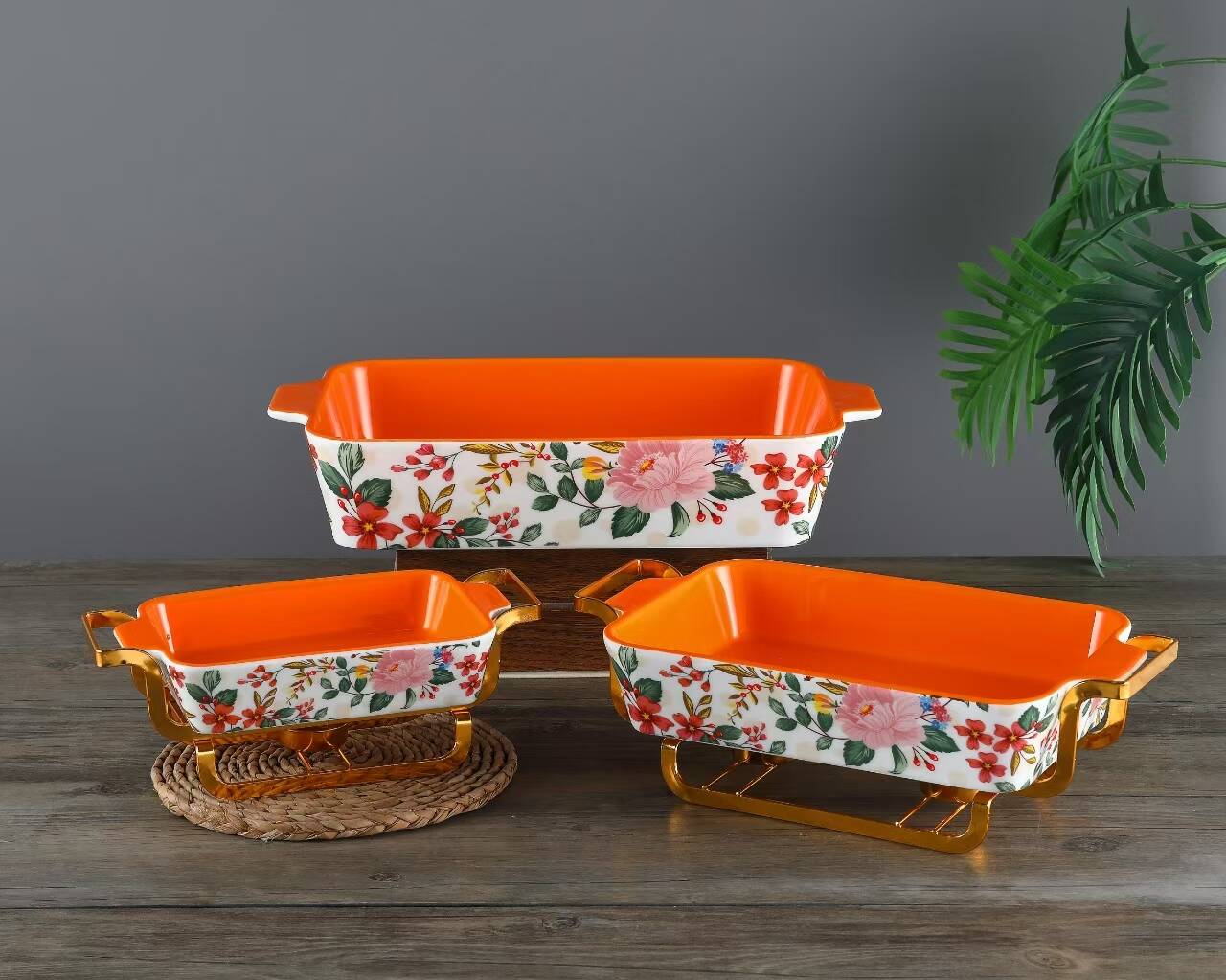 pattern ceramic backing dish, nonstick ceramic bakeware,ceramic baking pans