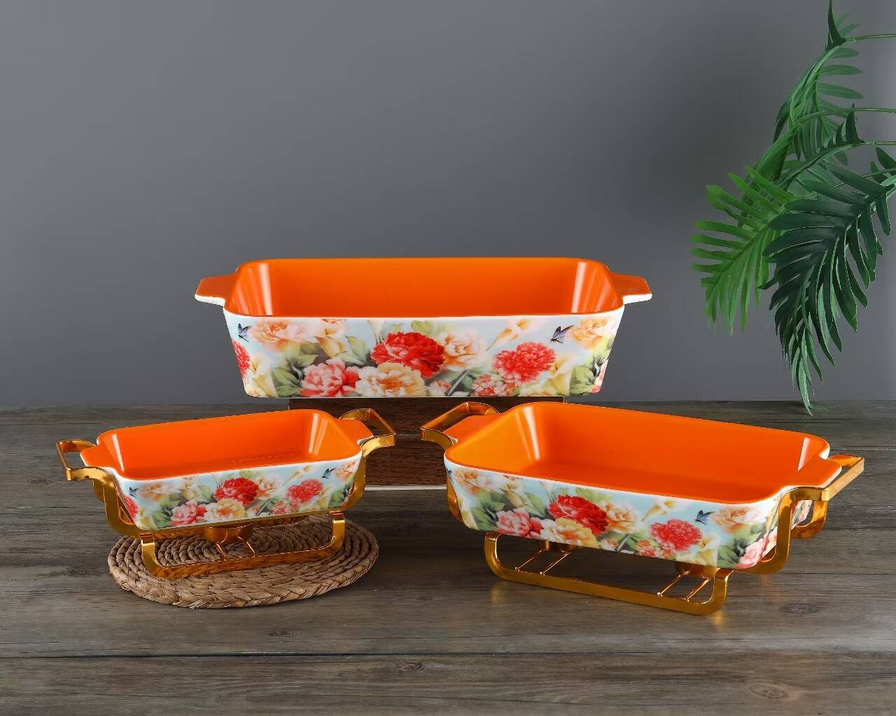 pattern ceramic backing dish, nonstick ceramic bakeware,ceramic baking pans