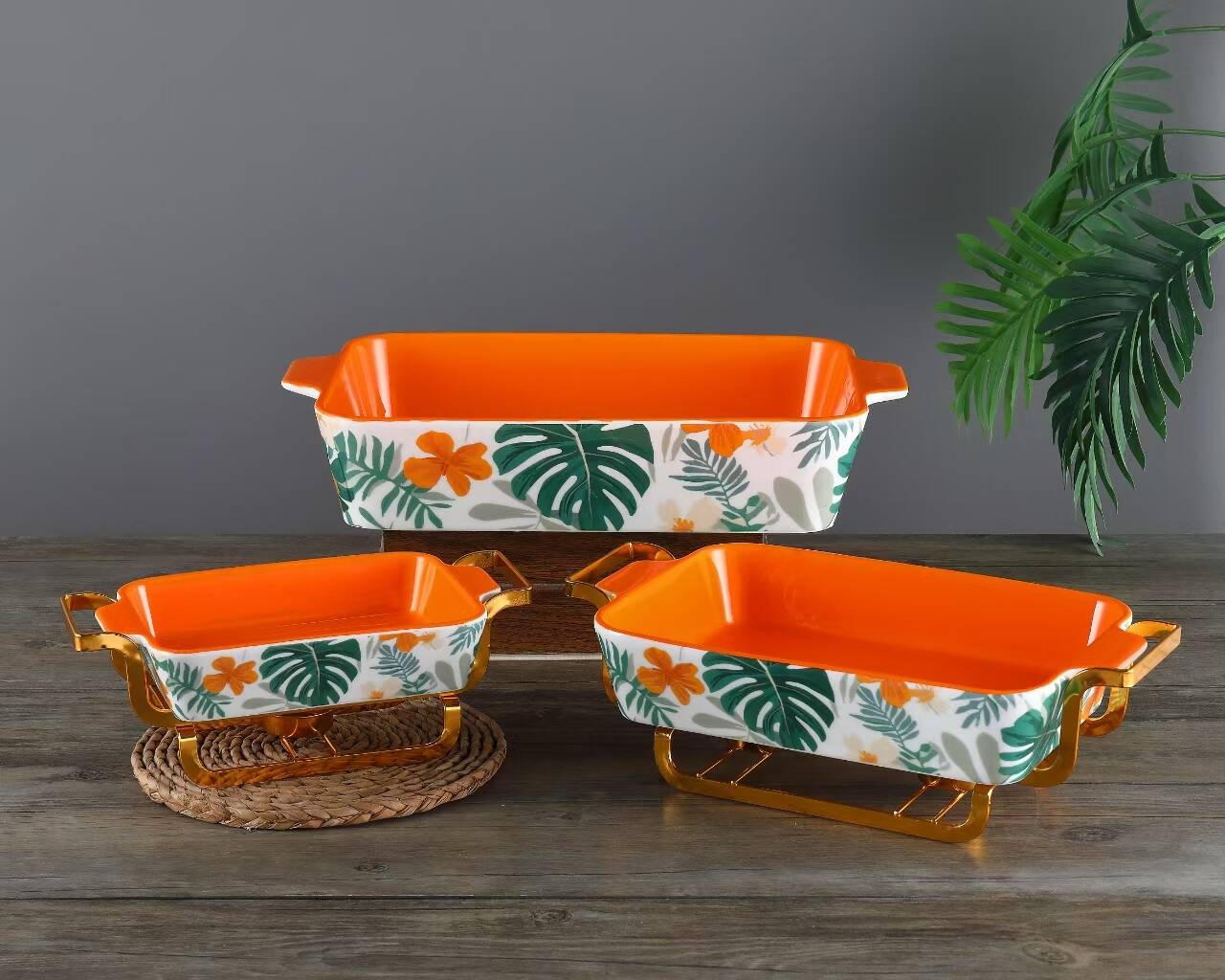 High quality Retro patterns baking set nonstick for beginners