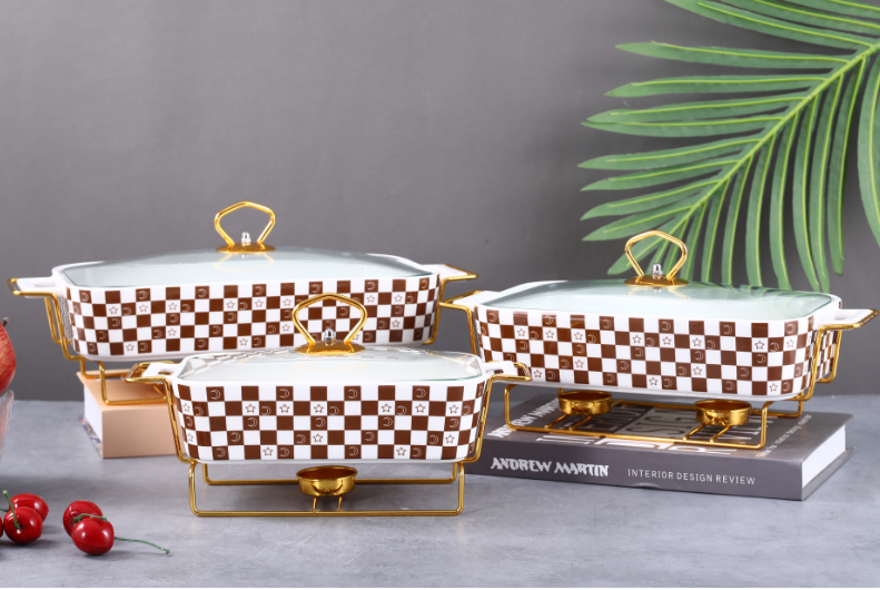 Polka Dot Series baking pan,ceramic baking pan，best baking pans