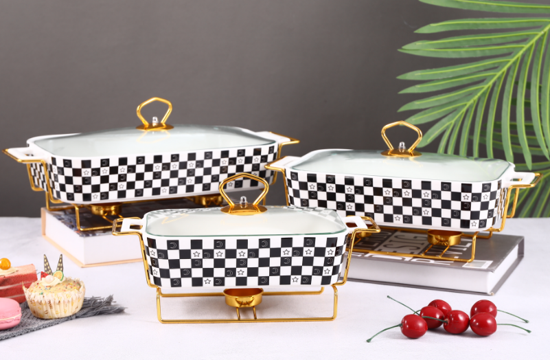 Polka Dot Series baking pan,ceramic baking pan，best baking pans