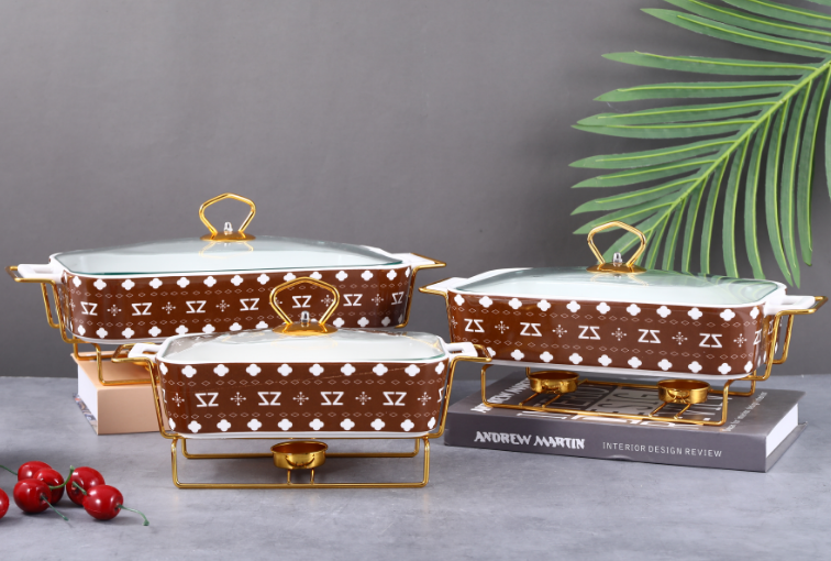 Polka Dot Series baking pan,ceramic baking pan，best baking pans