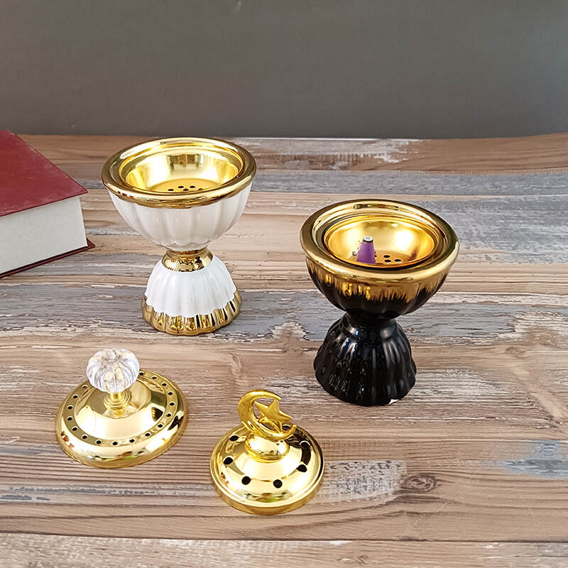 tea light oil burner，fragrance oil burner，ceramic candle burner