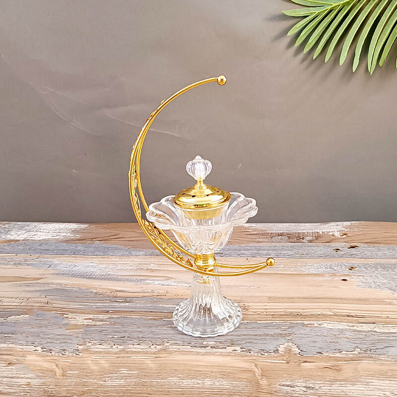 luxurious candle holder,Eid candlestick，essential oil burner tea light,electronic incense burners candle