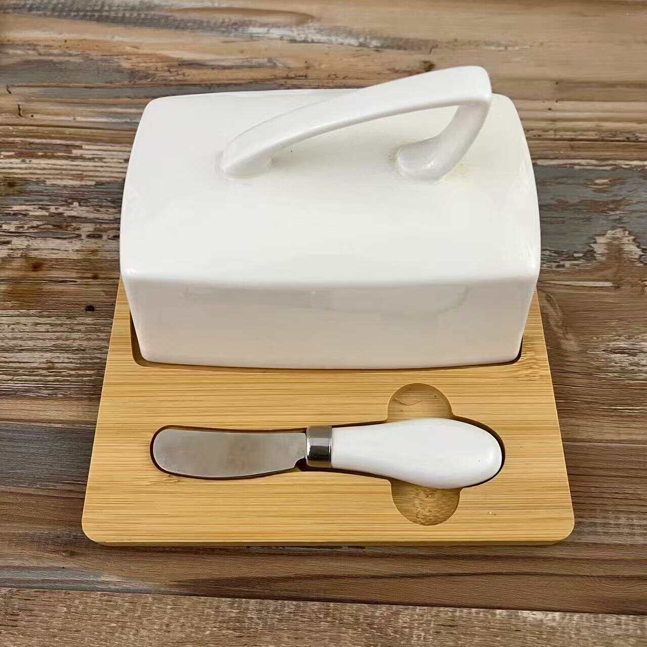 beurre butter dish for restaurant ,butter dish for countertop,porcelain butter dish