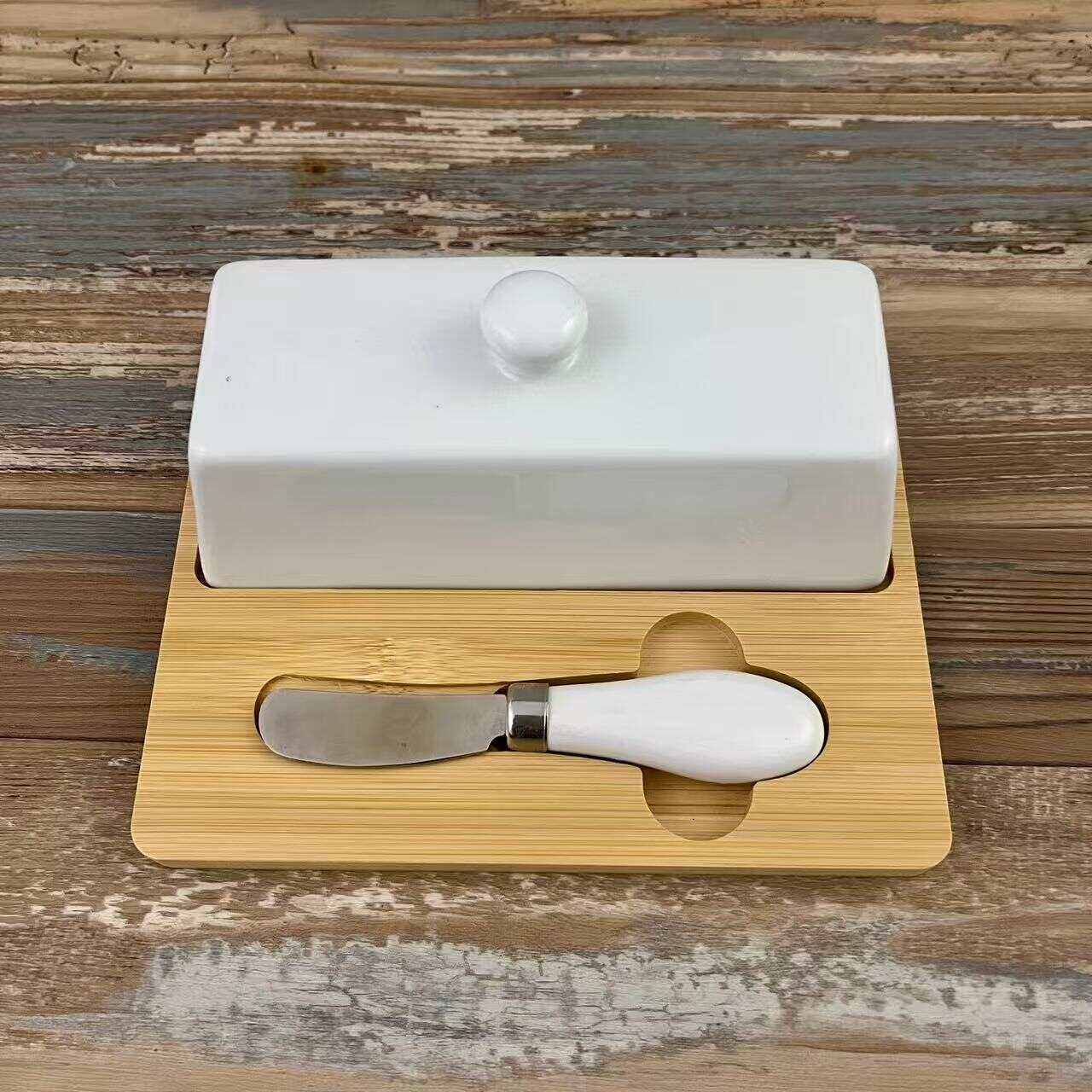 beurre butter dish for restaurant ,butter dish for countertop,porcelain butter dish