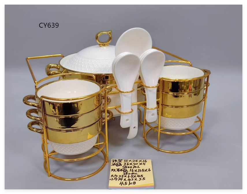 Unlock a new aesthetic on your dining table! This tableware set is absolutely stunning!