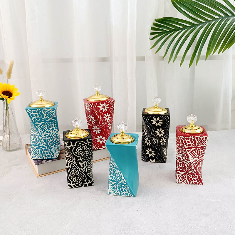luxury Craft Design Arabic Style Burner Frankincensefor Home Office Yoga Spa Aroma Ornament