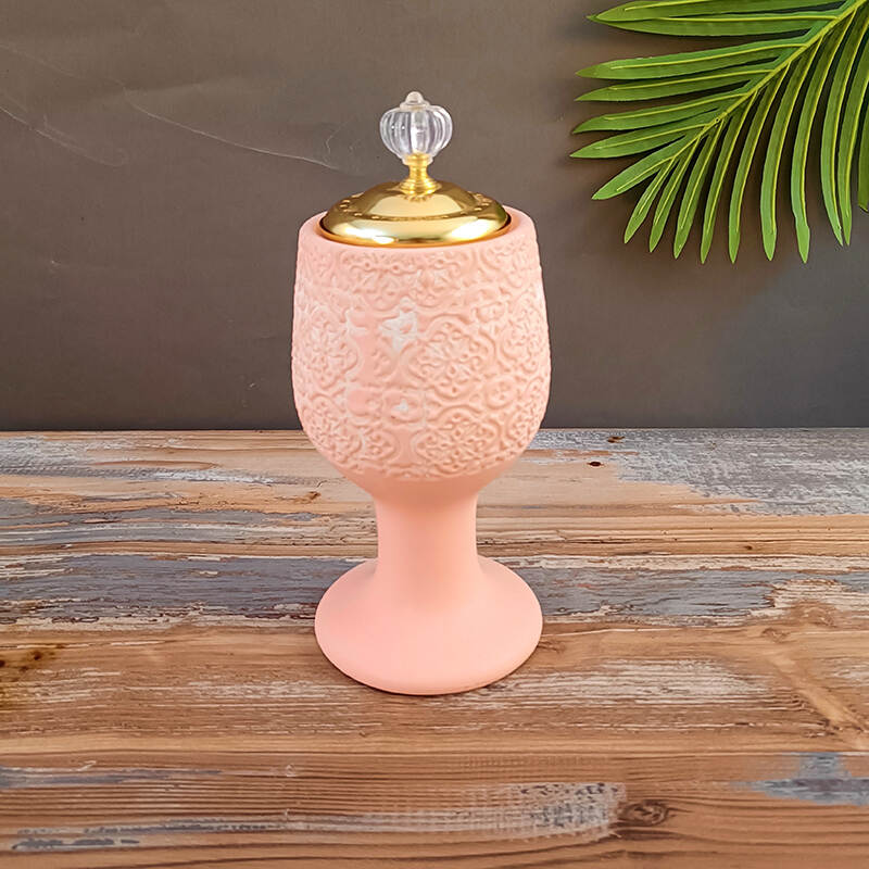 supplier handmade aromatherapy burner，ceramic candle holder ，vintage aroma burner