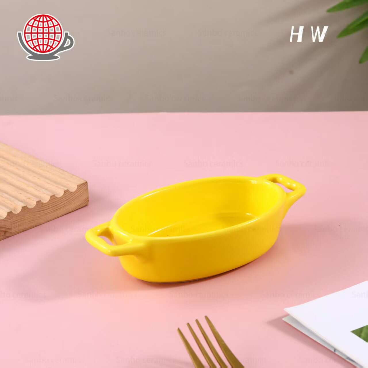 backing tray set，baking pan tray，Two-ear casserole dish