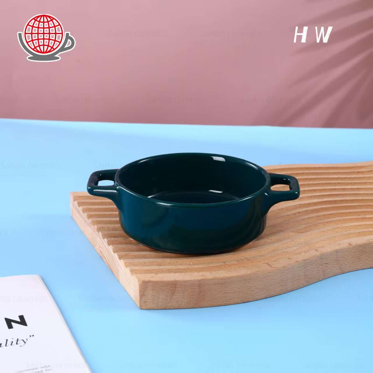 baking dishes ceramic,baking dishes casserole,baking dishes mini，new design double handle small backing dishes