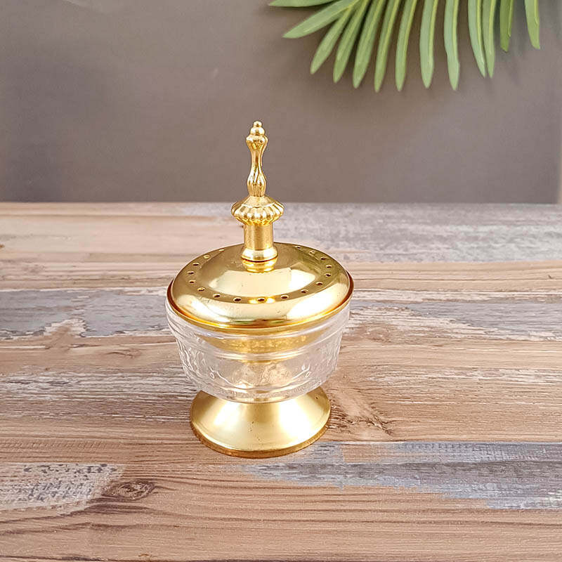 Arab special Cultural coloration crystal insence holder for  home decoration