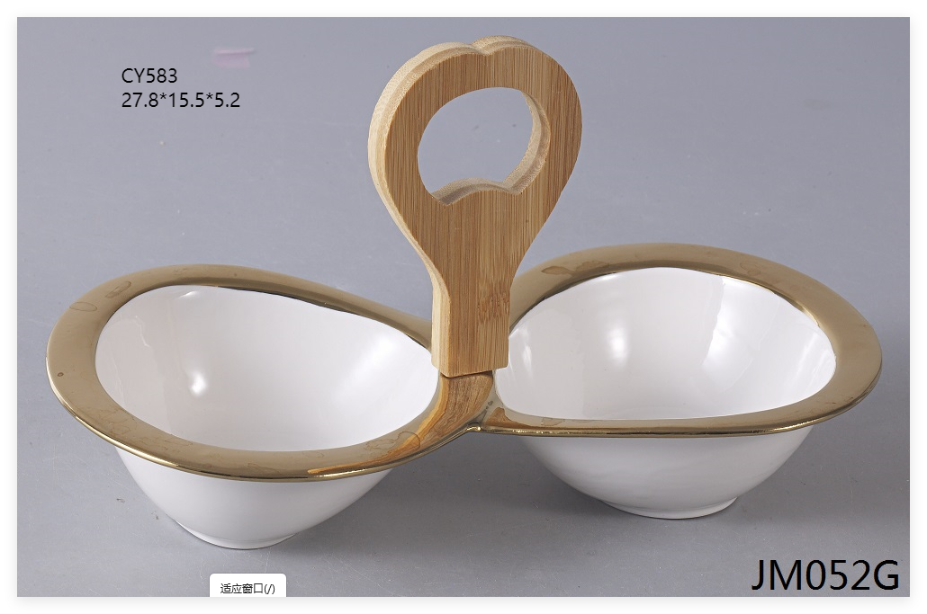 Dried Fruit Fruit Plate Creative,multi-grid dinner plate,Ceramic Divided Dinner Plate