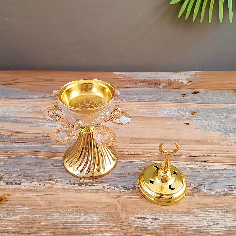 Bakhoor Burner Set Tray，Charcoal insencents Burner，Holder Antique Arabic Incense Burner