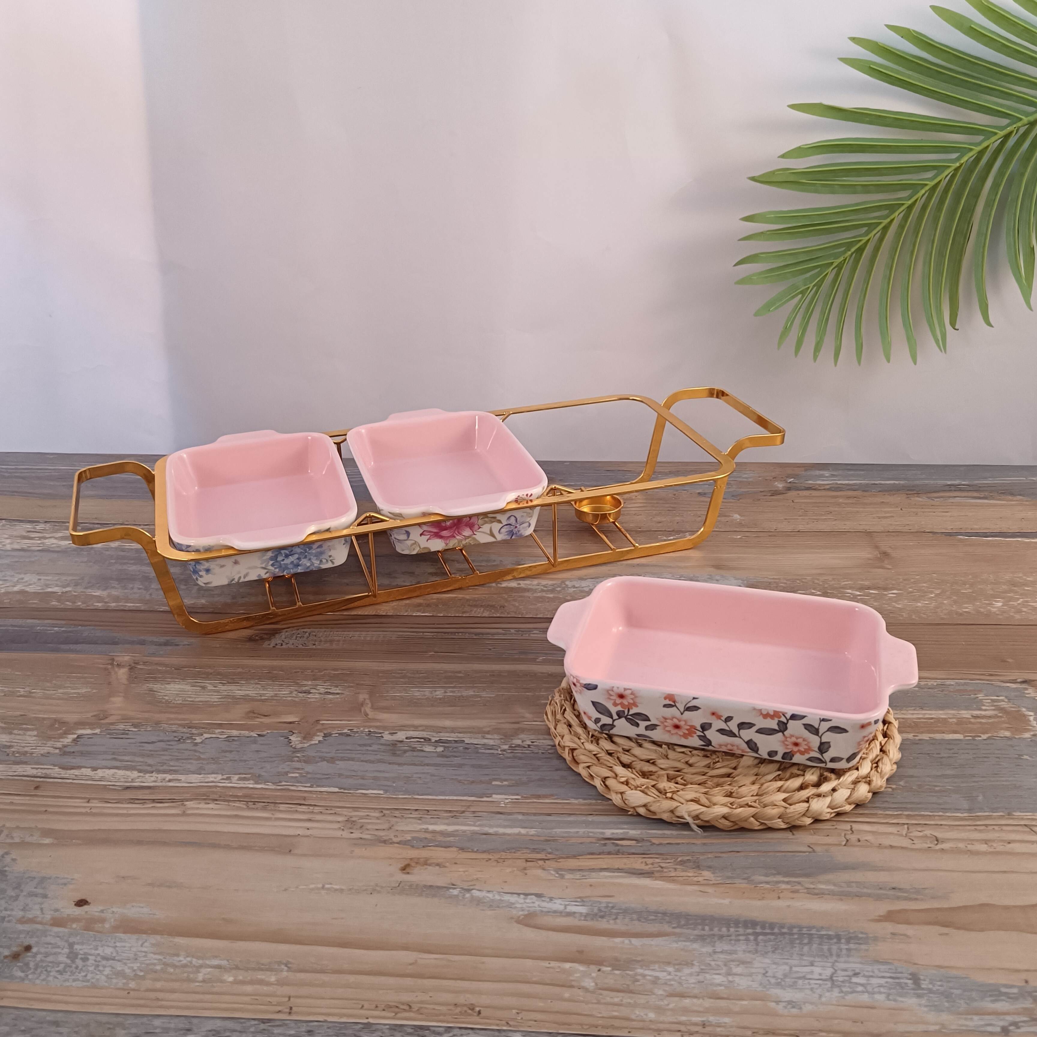 aromatherapy oil burner	,ceramic baking dish with ironwork,ceramic baking dish With alcohol iron rack