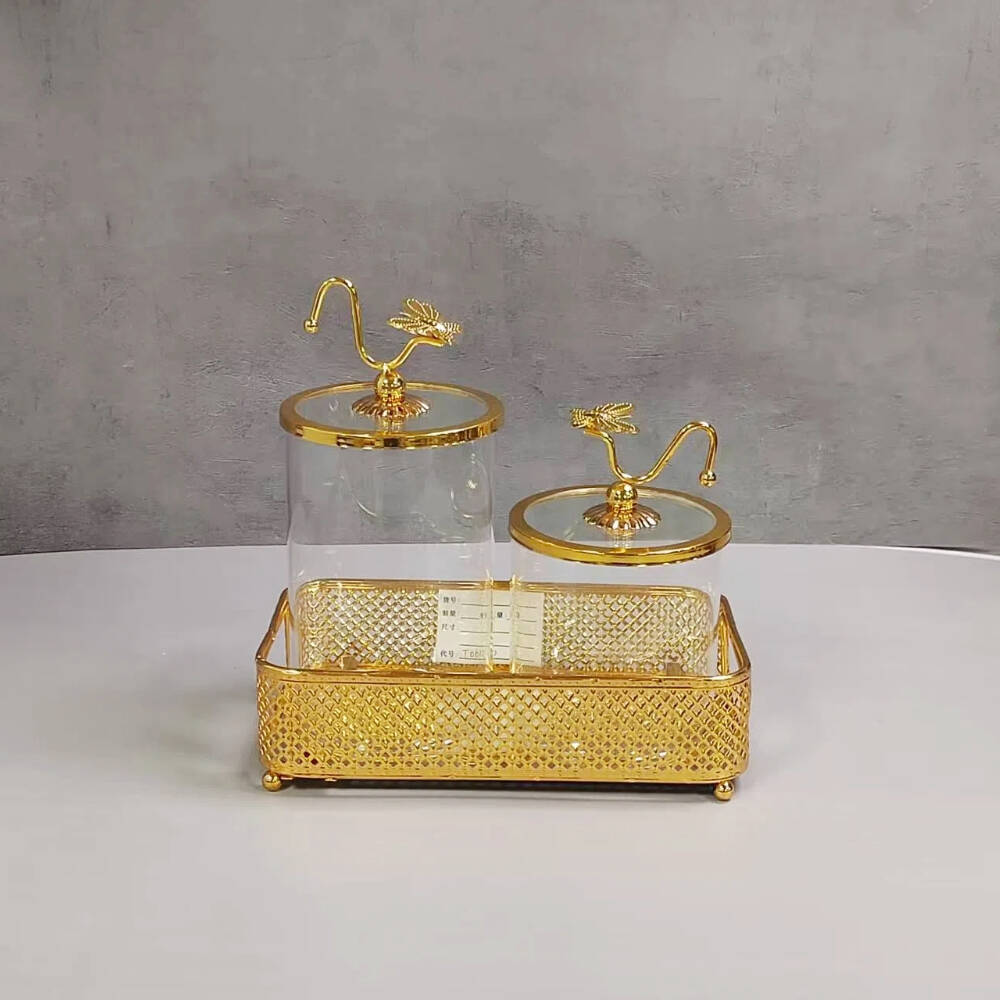 luxury glass jars,with iron rack storage glass jars,wholesale kitchen glass jar