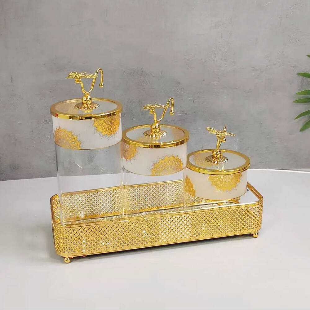 luxury glass jars,with iron rack storage glass jars,wholesale kitchen glass jar