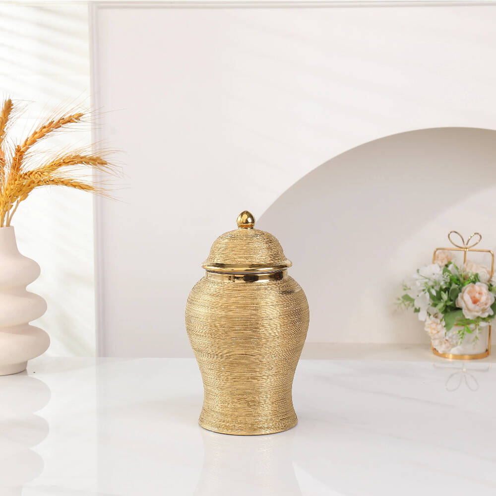 HIgh  qualityMiddle East Eid Gold Jar Container Large Capacity Incense Burner
